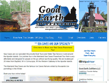 Tablet Screenshot of good-earth-outfitters.com